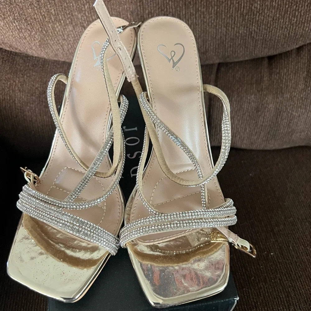 Windsor Gold Narala  Stiletto Heels - Picture 3 of 8